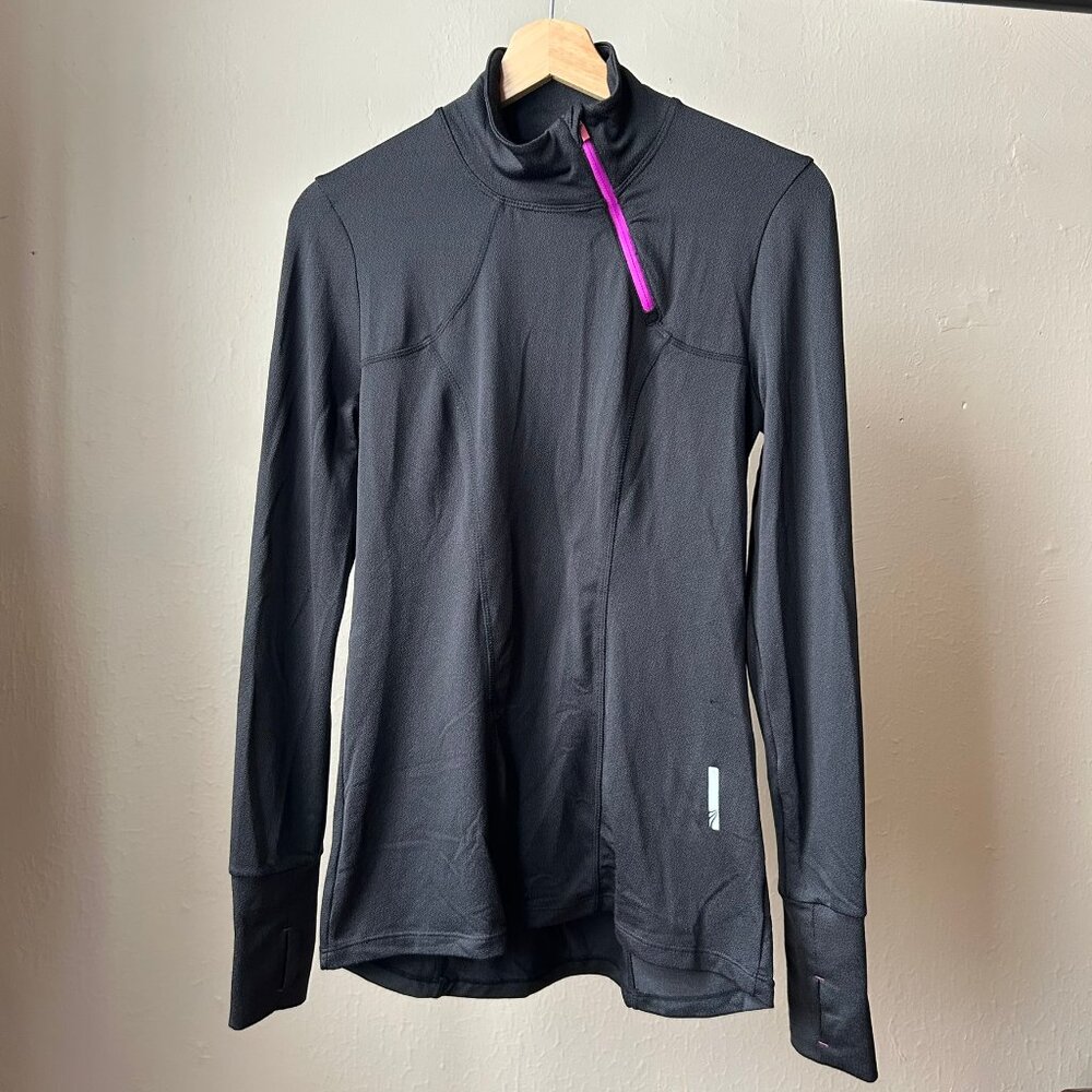 MARIKA TEK DRY-WIK WOMEN'S BLACK ACTIVEWEAR TOP SIZE S